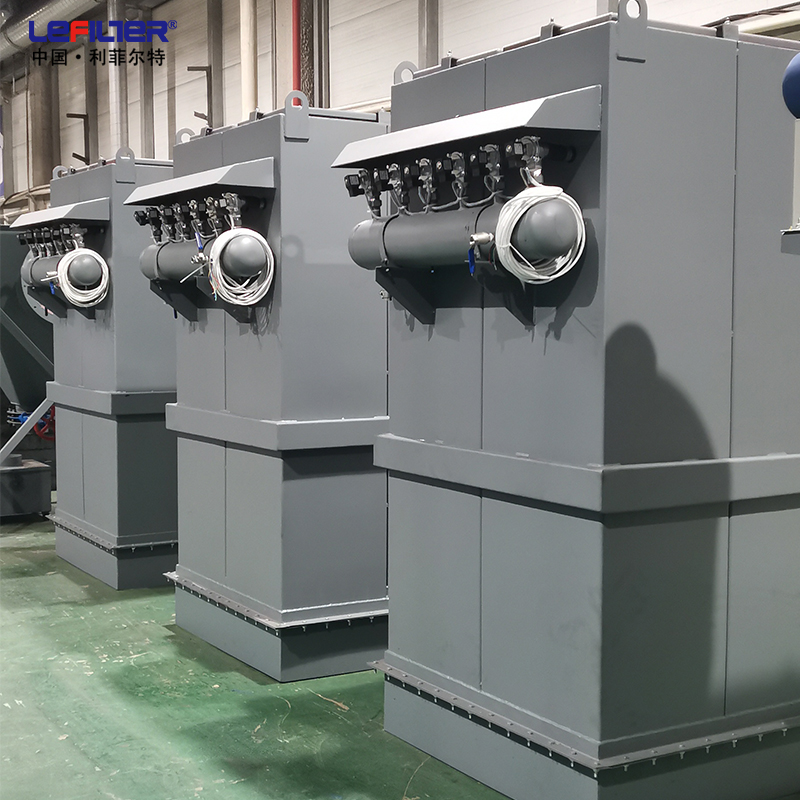 脈沖袋式倉頂式礦山鍋爐打磨車間除塵設備