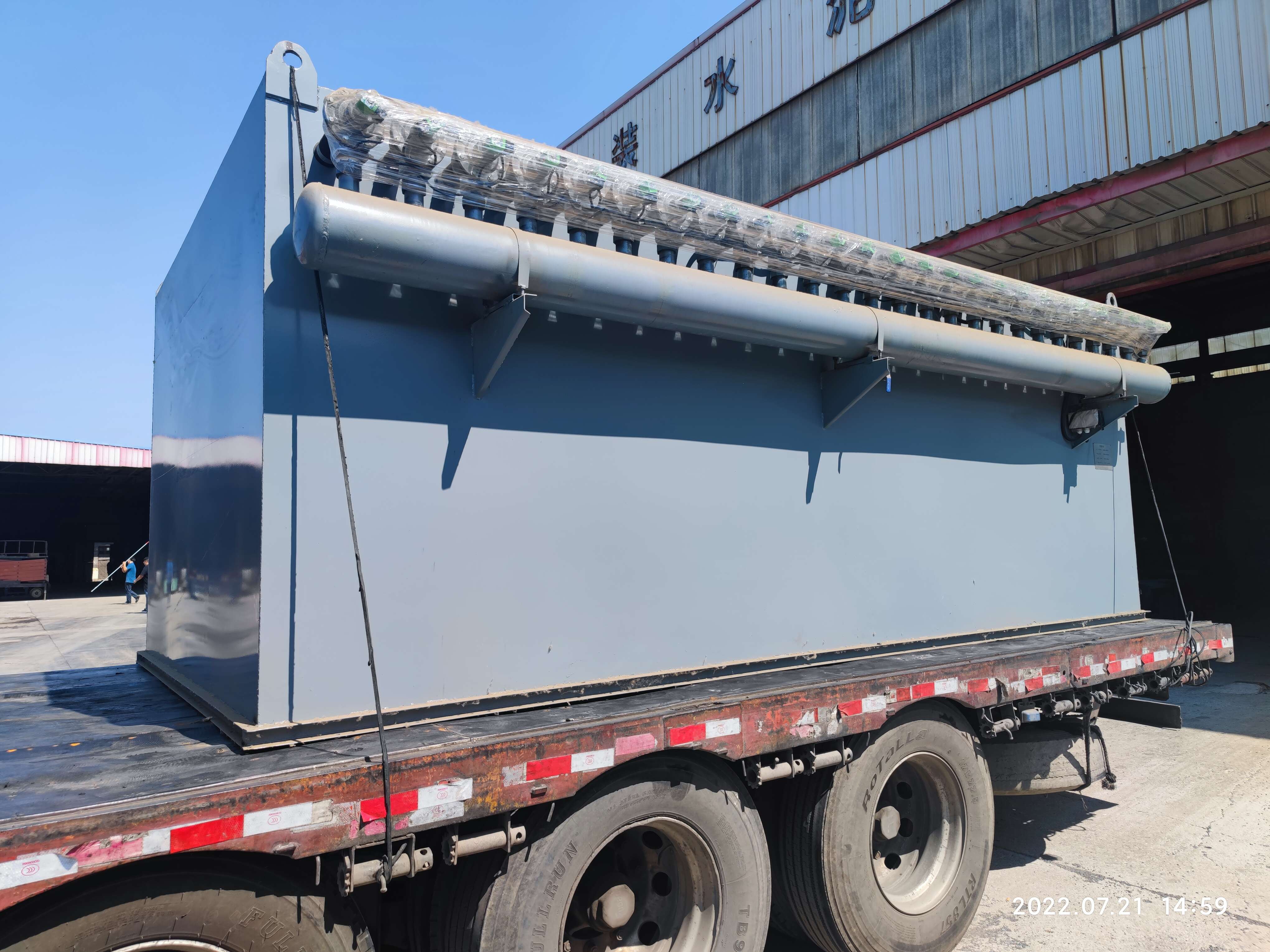 水泥車間袋式除塵器