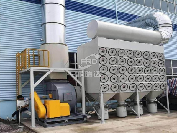 自潔高效脈沖反吹濾筒除塵器